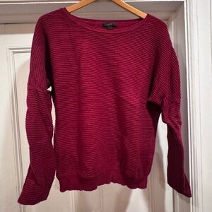 Jcrew Boatneck sweater, red, L